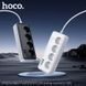 Мережевий подовжувач HOCO AC22 Sunlight 4-bit(PD30W/1C3A) desktop socket(EU/GER) (1.5m) Black (6942007629782) [806394], фото 6