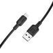 Кабель BOROFONE BX113 Lenny silicone charging data cable Micro(L=3M) Black (6941991115547) [805385], фото 1