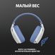 Гарнітура Logitech G435 LIGHTSPEED Wireless Gaming - White (981-001074) [203111], фото 3