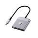 USB-Hub WIWU Traveling 3in1 USB C hub Wi-HB002 Gray (6976975616437) [806489], фото 1