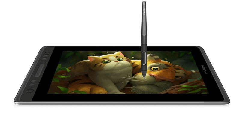 Графічний монітор Huion 13,3" Kamvas Pro 13, USB-C,чорний (GT-133) [112673]