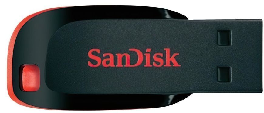 Накопичувач SanDisk 32GB USB 2.0 Type-A Cruzer Blade Чорний (SDCZ50-032G-B35) [108958]