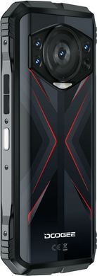Смартфон Doogee S118 6.58" 8/512ГБ, 2SIM, 10800мА&bull;год, чорно-червоний (6923740207048) [101266]