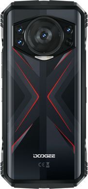 Смартфон Doogee S118 6.58" 8/512ГБ, 2SIM, 10800мА&bull;год, чорно-червоний (6923740207048) [101266]