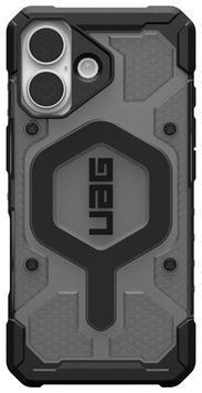 Чохол UAG для iPhone 17, Pathfinder Clear MagSafe, Ash/Black (114553113140) [111066]