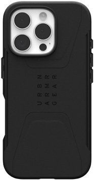 Чохол UAG для iPhone 16 Pro, Civilian Magsafe, Black (114444114040) [108221]