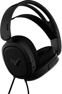 Гарнітура ігрова ASUS TUF Gaming H1 7.1, mini-jack/dual 3.5мм, 1.2м/1.2м, чорний (90YH03A2-B1UA00) [107386]