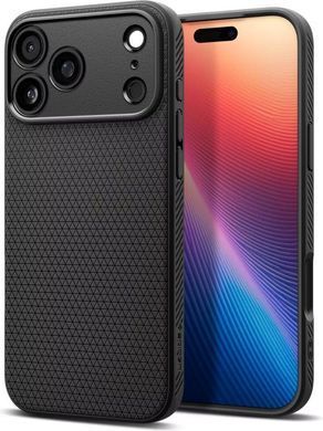 Чохол Spigen для iPhone 17 Pro Max, Liquid Air, Matte Black (ACS10265) [111305]