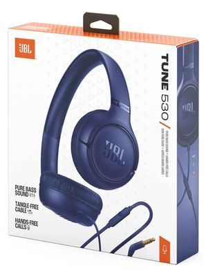 Гарнітура JBL TUNE 530 Blue (JBLT530BLU) [203398]