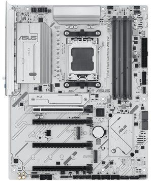 Материнcька плата ASUS B850 MAX GAMING WIFI W sAM5 B850 4xDDR5 M.2 HDMI DP Wi-Fi BT ATX білий (90MB1M10-M0EAY0) [109218]