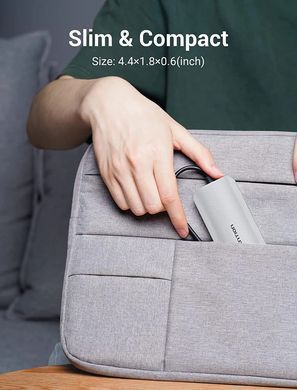 USB-хаб Vention USB-C to HDMI/USB 3.0x3/SD/TF/PD Docking Station Gray 0.15M Aluminum Alloy Type (TOJHB) [802755]