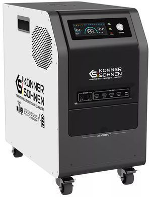 Портативна електростанція Konner&Sohnen KS 3000PS, 3000Вт, 3200Вт/год, LifePo4, 37кг (KS3000PS-NEW) [112515]