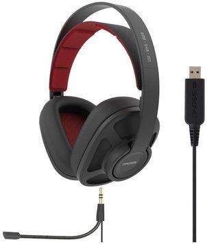 Гарнітура комп'ютерна стерео Over-Ear Koss GMR/540 ISO Gaming, USB/3.5мм, Uni Mic, 2.4м/1.2м, Чорний (194233.101) [17175]