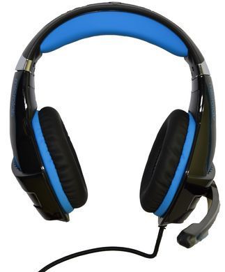 Гарнітура Microlab G6, 3,5мм+USB, Black-Blue (G6_b+b) [401779]