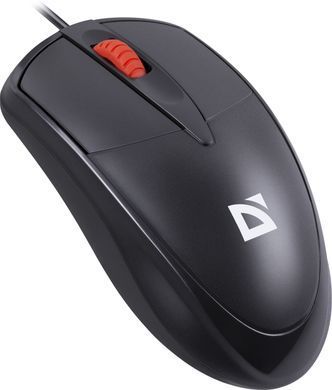 Мишка Defender Icon MB-057, 3кн.,1000 dpi, безшумна, чорна (52057) [401340]