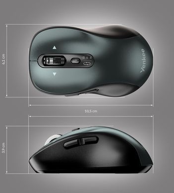 Миша комп'ютерна Yenkee YMS 2010BK Dual mode WL mouse GYRO (45025343) [202951]