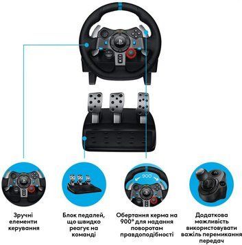Кермо Logitech G29 Driving Force Racing Wheel USB (941-000112) [611102]
