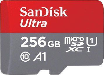 Карта пам'яті SanDisk microSD 256GB C10 UHS-I R150MB/s Ultra (SDSQUAC-256G-GN6MN) [108935]