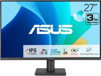 Монітор Asus 27" VA279HG D-Sub, HDMI, Audio, IPS, 120Hz, 1ms, sRGB 99%, AdaptiveSync (90LM04J1-B02371) [101062]