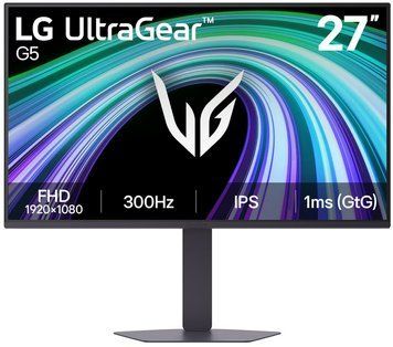 Монітор LG 27" 2xHDMI, DP, Audio, IPS, 300Hz, 1ms, sRGB 99%, G-SYNC, FreeSync, Pivot, HDR10 (27G550B-B) [115760]
