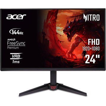 Монітор Acer 23.8" VG240YP6bip HDMI, DP, IPS, 144Hz, 1ms, FreeSync (UM.QV0EE.609) [112555]