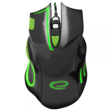 Комп'ютерна миша ESPERANZA Mouse MX401 HAWK Black-Green (EGM401KG) [301502]