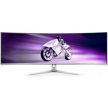 Монітор TFT 48.9" Philips 49M2C8900, OLED, DQHD, 240Hz, 0.03ms, 2хHDMI, DP, USB-C, USB-hub, HAS,колонки, біл (49M2C8900/00) [400485]