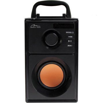 Акустична система 1.0 Media-Tech 15W, Bluetooth/FM/AUX/SD/USB/пульт/BOOMBOX, помар. мембрана, чор (MT3145_V2) [405180]