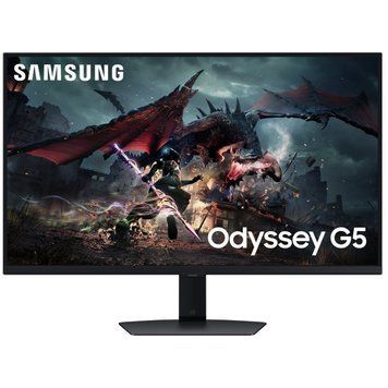 Монiтор Samsung 32" Odyssey G5 LS32DG500 IPS Black 180Hz (LS32DG500EIXUA) [616200]