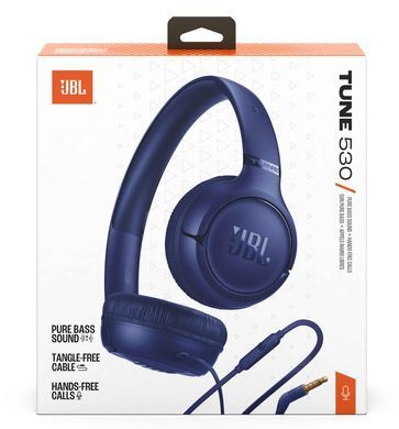 Гарнітура JBL TUNE 530 Blue (JBLT530BLU) [203398]