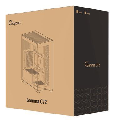 Корпус для комп'ютера ATX W/O PSU GAMMA C72 BK OCYPUS (GAMMA-C72-BKD000XX-GL) [502882]