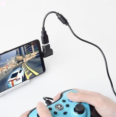Адаптер Vention USB - USB Type-C + micro USB V 3.0 (F/M) Black (CDIB0) [603690]