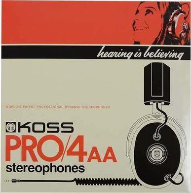 Навушники Over-Ear Koss Pro4AA, 6.3 jack, Hi-Res, 2.4м, Бежевий (195728.101) [17332]