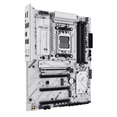 Материнcька плата ASUS B850 MAX GAMING WIFI W sAM5 B850 4xDDR5 M.2 HDMI DP Wi-Fi BT ATX білий (90MB1M10-M0EAY0) [109218]