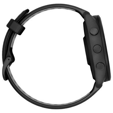 Смарт-годинник Garmin Forerunner 265 Black Bezel and Case with Black/Powder Gray Silicone Band (010-02810-50) [608223]