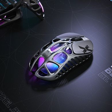 Миша GravaStar Mercury X, BT/WL/USB-A, RGB, сірий (GSX_GRY) [104189]