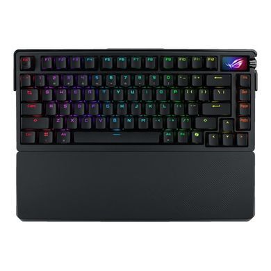 Клавіатура механічна ASUS ROG Azoth Extreme 81key, NX Snow, USB-A/WL/BT, EN, RGB, чорний (90MP03MA-BKUA01) [103618]