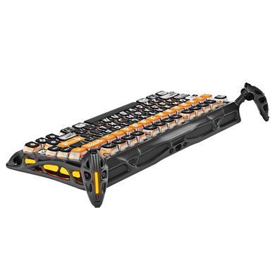 Клавіатура механічна GravaStar Mercury K1 Pro 80keys, GravaStar x Kailh Speedy Mint, BT/WL/USB, RGB, CyberFlare (GSK1PRO_BO_BLK) [114356]