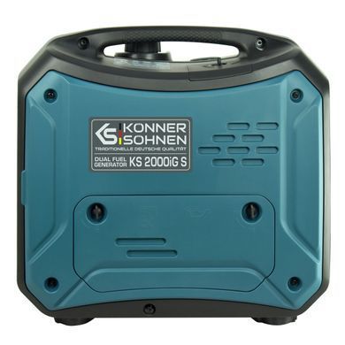 Генератор газобензиновий інверторний Konner&Sohnen KS 2000iG S LPG, 230В, 2.0кВт, ручний стартер, 19кг (KS2000IGS) [105933]