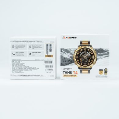 Розумний годинник TANK T4 SE GOLD KOSPET (TANK T4SE GOLD) [504274]