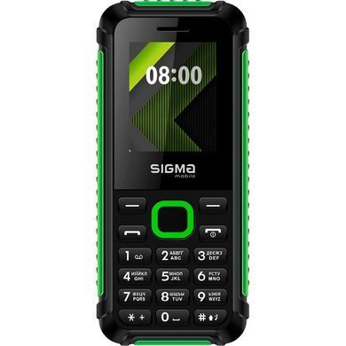 Мобiльний телефон Sigma mobile X-style 18 Track Dual Sim Black/Green (X-style 18 Track Black/Green) [600309]