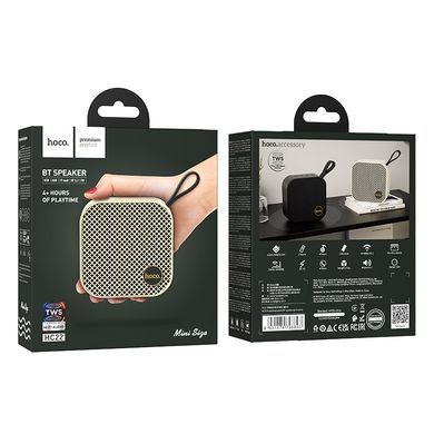 Портативна колонка HOCO HC22 Auspicious sports BT speaker, 5W, Paint White (6931474798893) [806315]