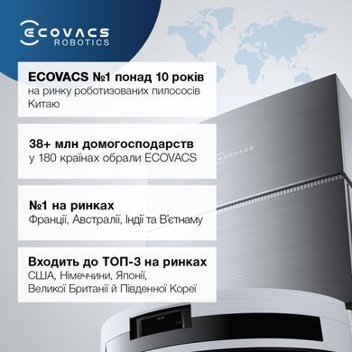 Робот-пилосос DEEBOT N30 PRO OMNI ECOVACS (YDLX11-1 WHITE) [500584]