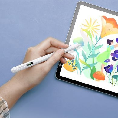 Стилус BOROFONE BG101 Active capacitive pen with digital display pad dedicated White (6941991115974) [805386]