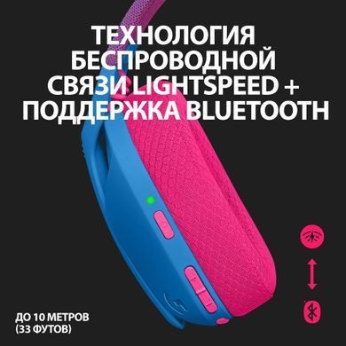 Гарнітура Logitech G435 Lightspeed Wireless Gaming - Blue (981-001062) [203112]