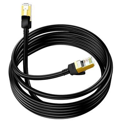 Мережевий кабель HOCO US02 Level pure copper gigabit ethernet cable(L=3M) Black (6931474761965) [806395]