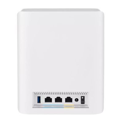 Система WiFi-Mesh ASUS ZenWiFi BT10 BE18000, 1x10GE LAN, 1xGE WAN/LAN, 1x10GE LAN, 1xUSB 3.0, 3мод, білий (90IG08Y0-MO3C20) [104703]