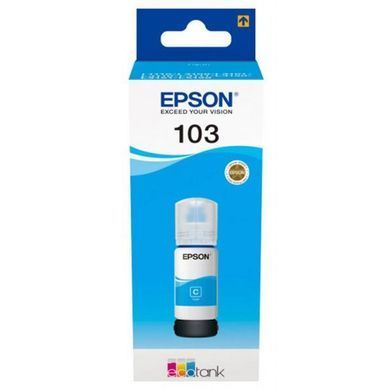 Чорнило Epson (103) L31XX Cyan 65 мл (C13T00S24A) [617253]