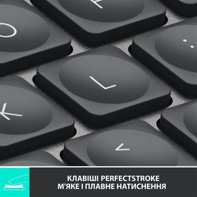 Клавіатура бездротова Logitech MX Keys Mini Wireless Illuminated Graphite (920-010498) [605927]