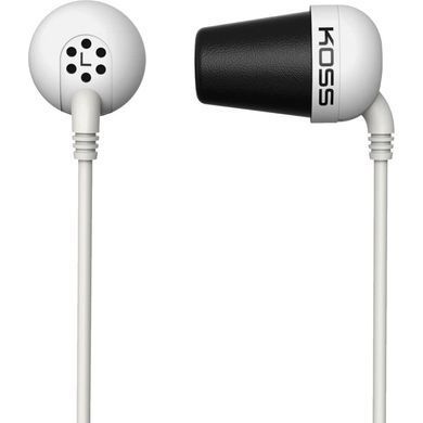 Навушники In-ear Koss The Plug Noise Isolating 3.5 mini-jack, Білий (196809.101) [114291]
